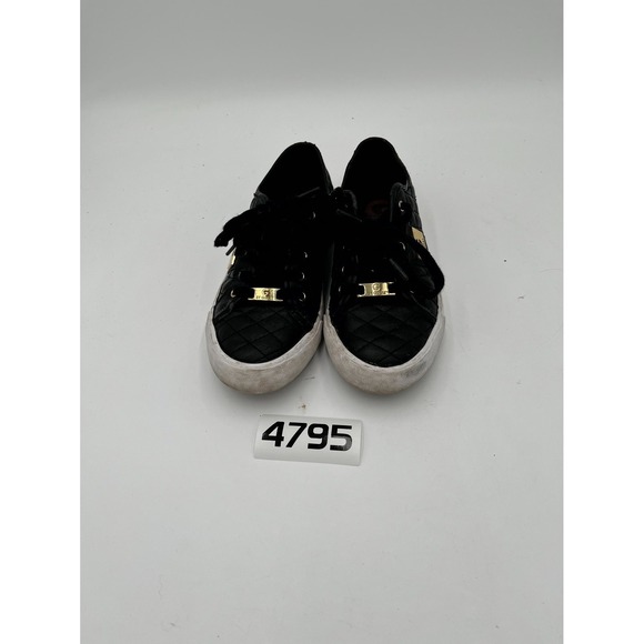G by Guess Shoes - G By Guess GGBACKER2 Fashion Sneakers Shoes Womens US 7M Black Quilted Low Top
